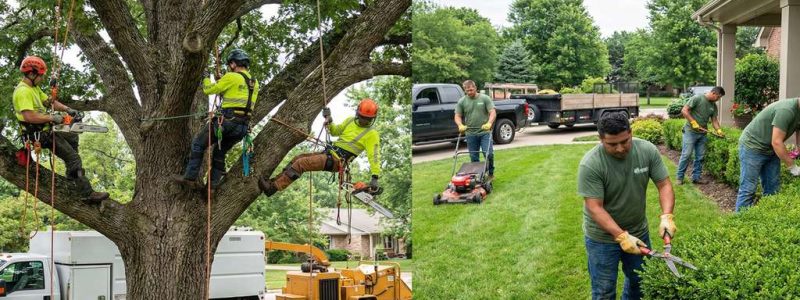 Professional Tree Trimmers vs. Landscaping Crews