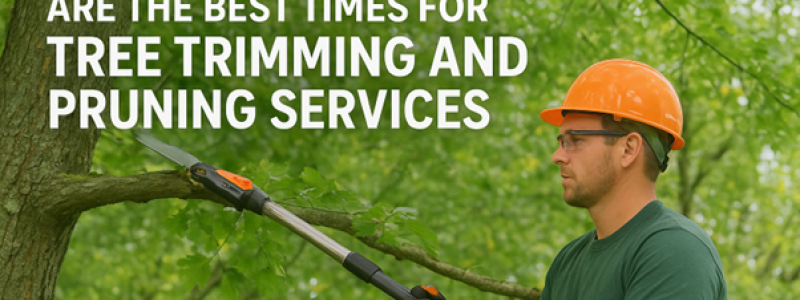 Why Spring and Fall Are the Best Times for Tree Trimming and Pruning Services